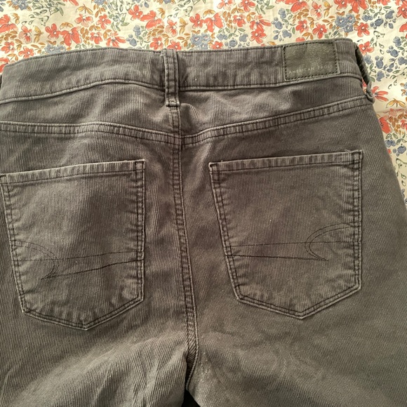 american eagle super high rise flare corduroy jean - Picture 3 of 5